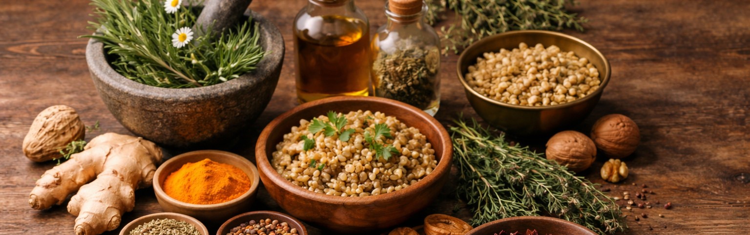 TEN Ernährung Seminar mit natürlichen Lebensmitteln und Kräutern zur ganzheitlichen Ernährungslehre